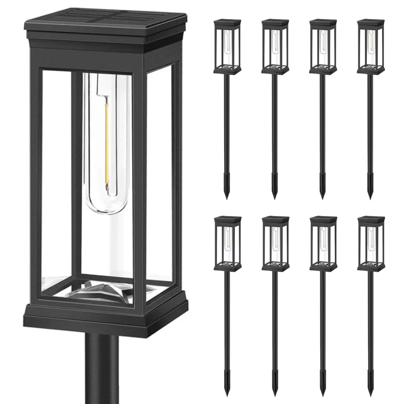 Solar-Powered Retro Pathway Lights