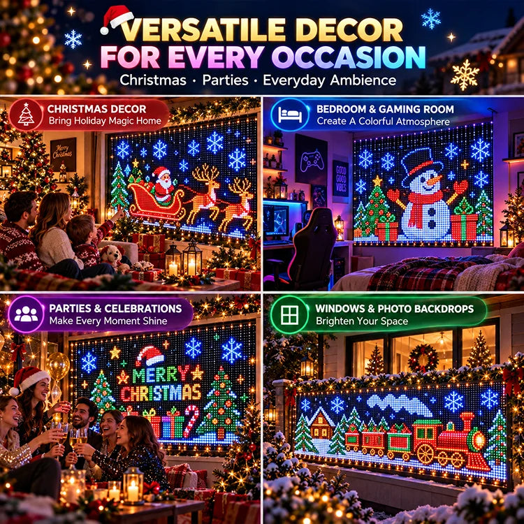 🔥Last Day 50% OFF 🔥🎄GlowCurtain