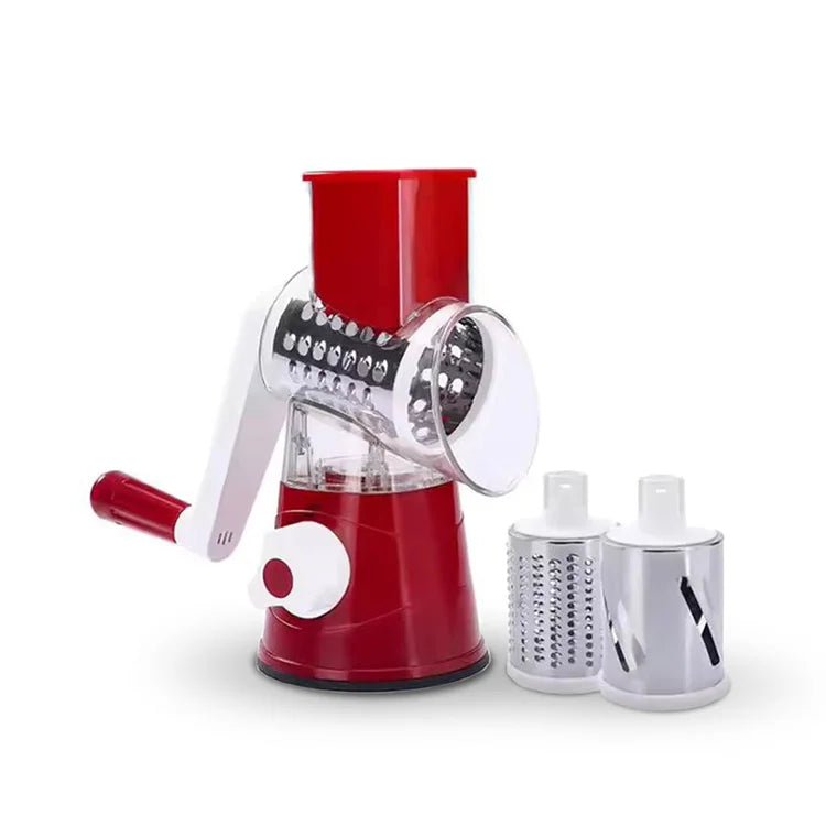 3-in-1 Rotary Vegetable Slicer – Prep Meals Up To 10X Faster