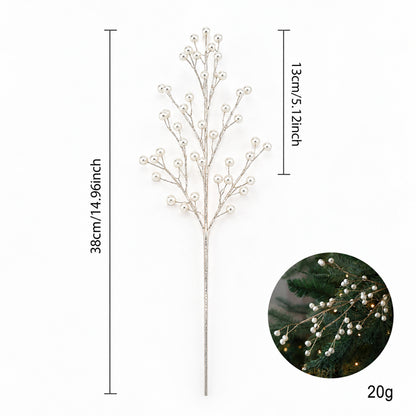 Crystal Christmas Tree Picks – Flexible Sparkling Holiday Branch Accents