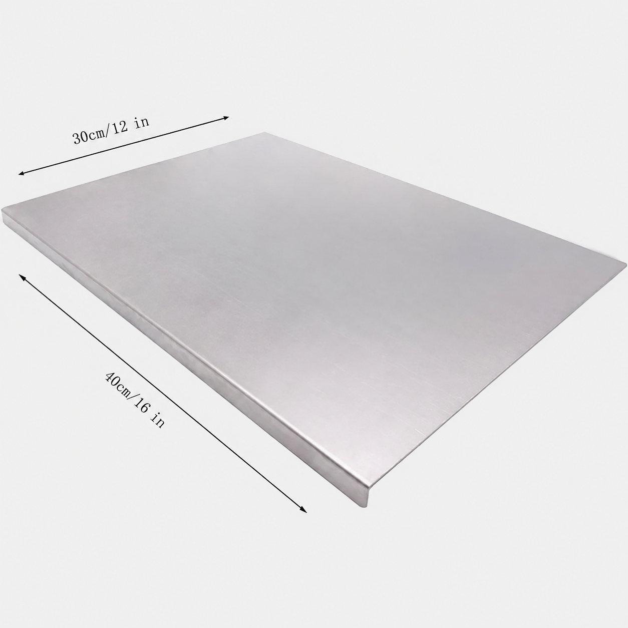 PurePrep™ Stainless Steel Cutting & Dough Board