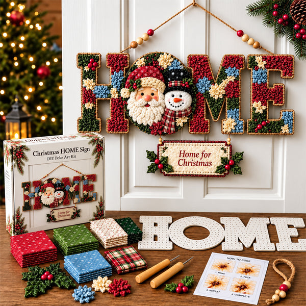 🔥Last Day 50% OFF🔥🎄 3D Fabric Poke Art DIY Kit | No-Sew Home Design