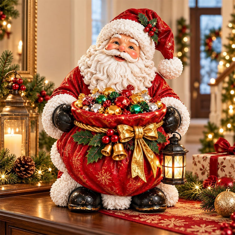 Lighted Christmas Candy Bowl
