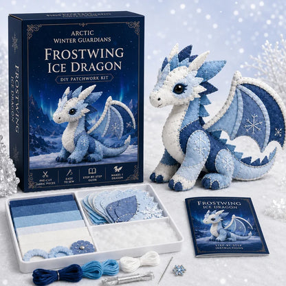 Frosty Guardian DIY Stitch Kit – Handmade Felt Animal Craft Gift