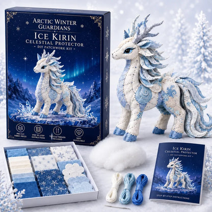 Frosty Guardian DIY Stitch Kit – Handmade Felt Animal Craft Gift