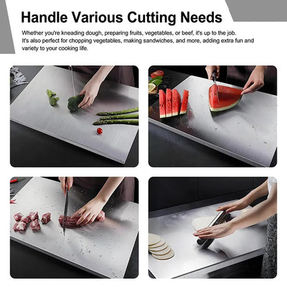 PurePrep™ Stainless Steel Cutting & Dough Board