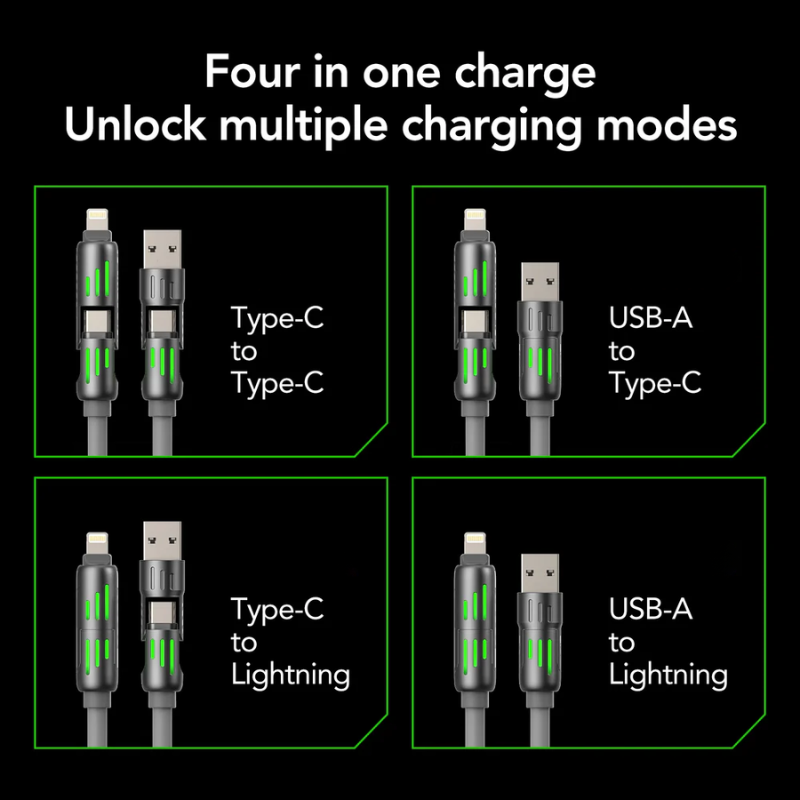 4-in-1 USB Charging Cable