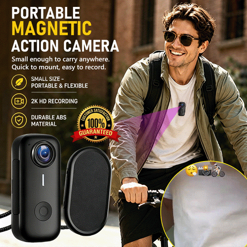 Hands-Free Magnetic Wearable Camera