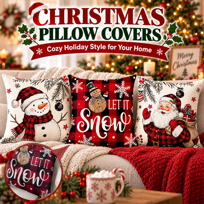 Christmas Throw Pillow Covers