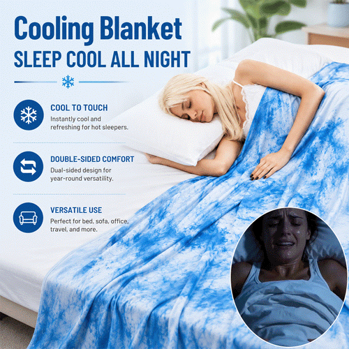 Watercolor Cooling Blanket
