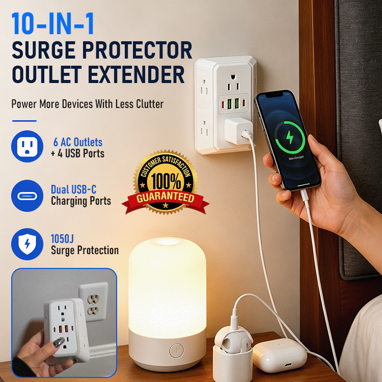 10-in-1 Wall Outlet Extender