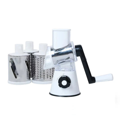 3-in-1 Rotary Vegetable Slicer – Prep Meals Up To 10X Faster