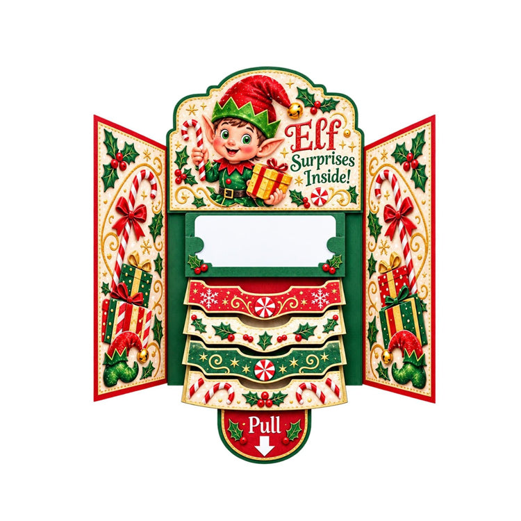 Christmas Waterfall Gift Card Booklet