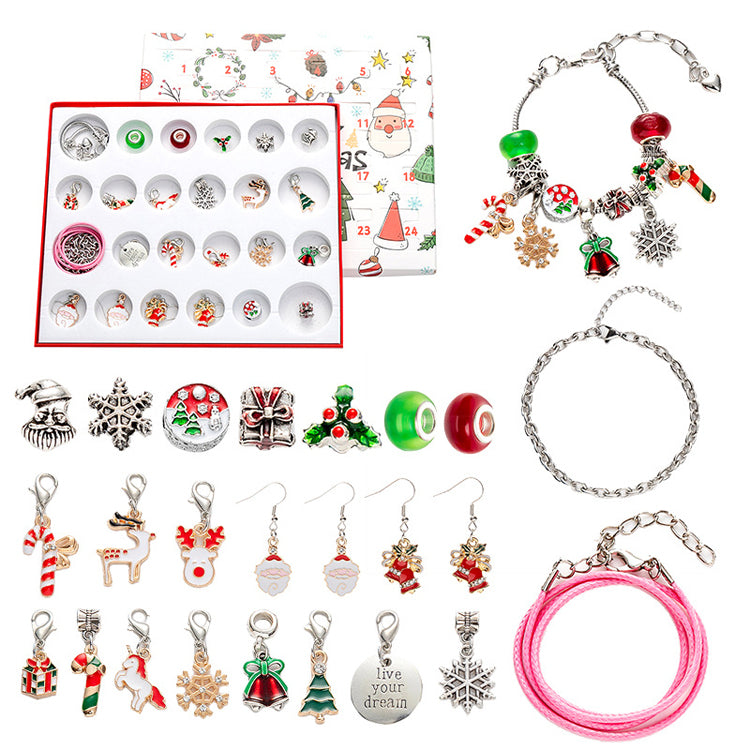 24-Day Christmas Charm Bracelet Advent Calendar