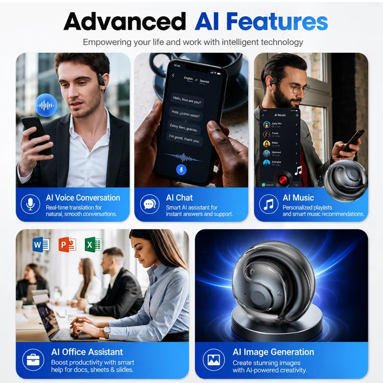 Pro Wireless Bluetooth Translation Earbuds