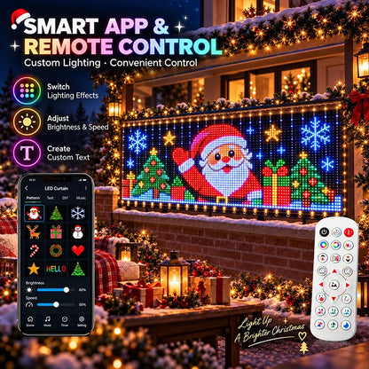 🔥Last Day 50% OFF 🔥🎄GlowCurtain