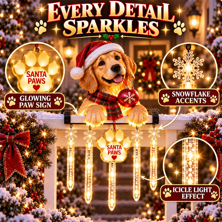 Santa Paws Railing Light