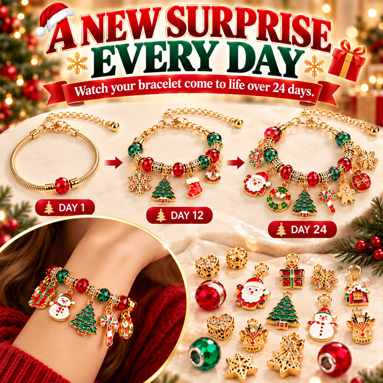24-Day Christmas Charm Bracelet Advent Calendar