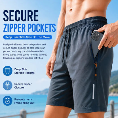Men’s Quick-Dry Athletic Shorts – Lightweight Cooling Shorts For Everyday Wear