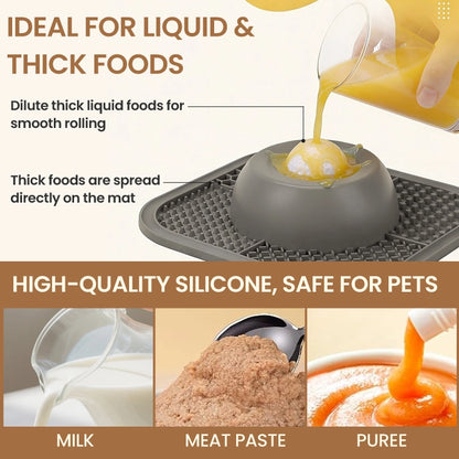 Rolling Ball Slow Feeder Bowl For Cats & Dogs