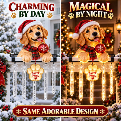 Santa Paws Railing Light