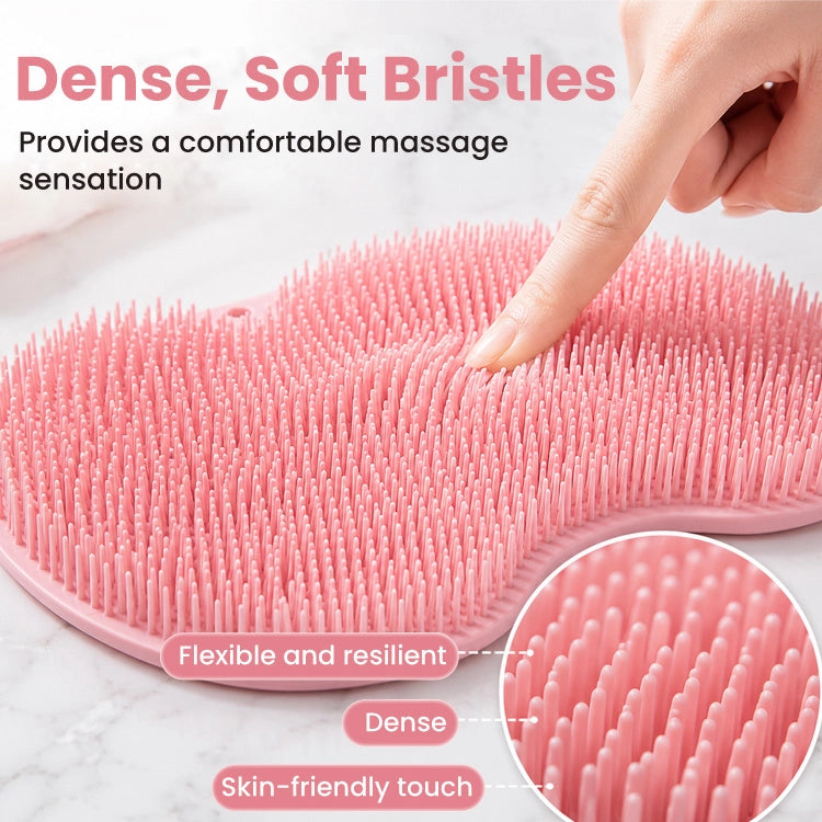 🔥 Last Day 50% OFF – No-Bend Shower Foot & Back Scrubber Mat