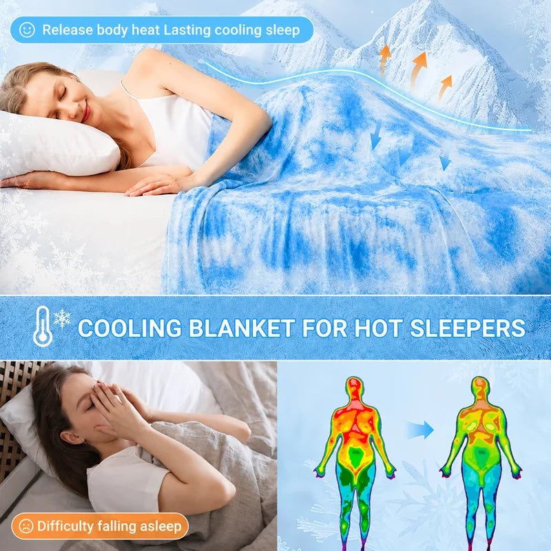 Watercolor Cooling Blanket