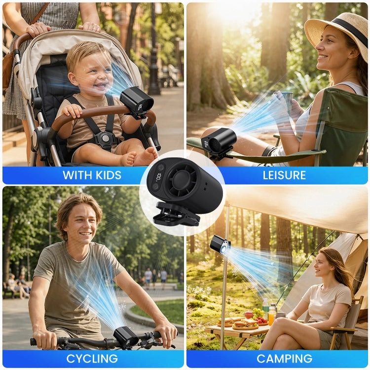 Portable Turbo Waist Clip Fan