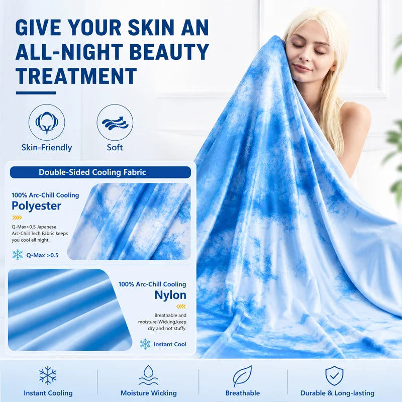 Watercolor Cooling Blanket
