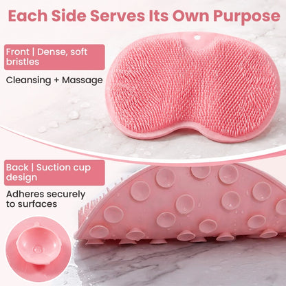 🔥 Last Day 50% OFF – No-Bend Shower Foot & Back Scrubber Mat