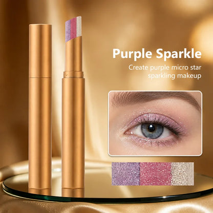 3-Color Eyeshadow Stick – One-Swipe Gradient Eye Makeup Pen