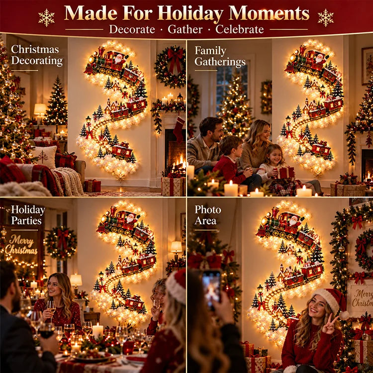 Christmas Magic 3D Trail Wall Light