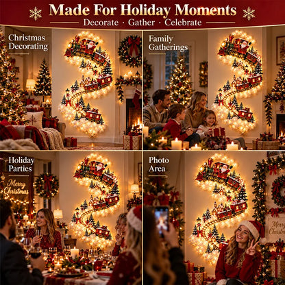 Christmas Magic 3D Trail Wall Light