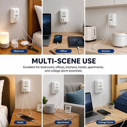 10-in-1 Wall Outlet Extender