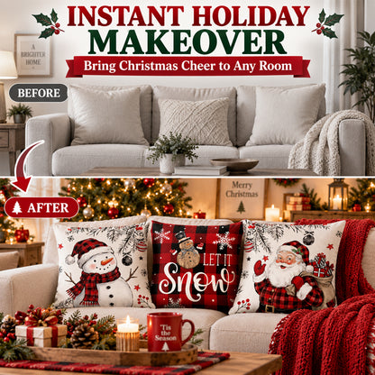 Christmas Throw Pillow Covers