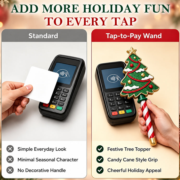 Christmas Tap-to-Pay Wand