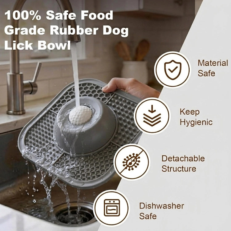 Rolling Ball Slow Feeder Bowl For Cats & Dogs