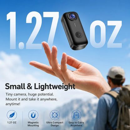 Hands-Free Magnetic Wearable Camera
