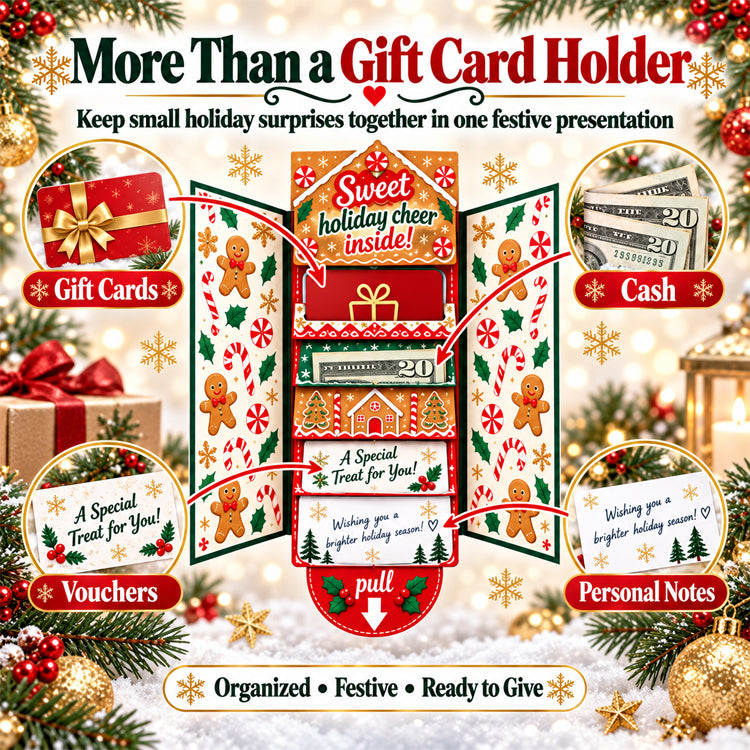 Christmas Waterfall Gift Card Booklet