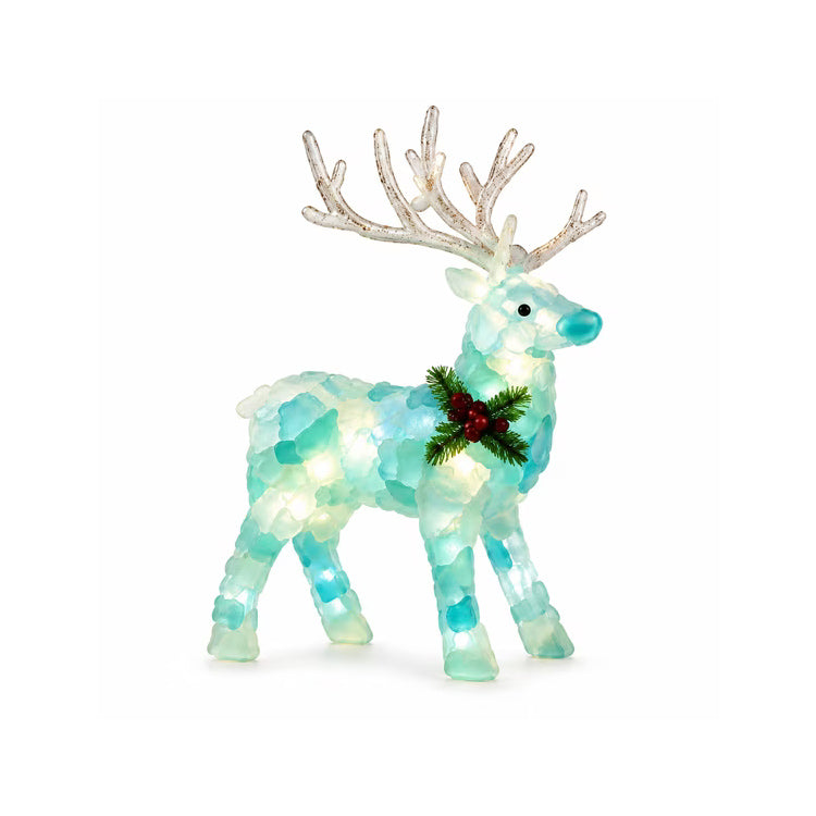 DIY Lighted Sea Glass Christmas Decor Kit – 7 Coastal Holiday Designs