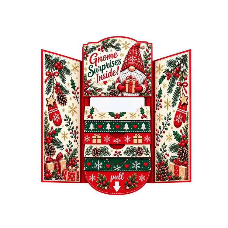 Christmas Waterfall Gift Card Booklet