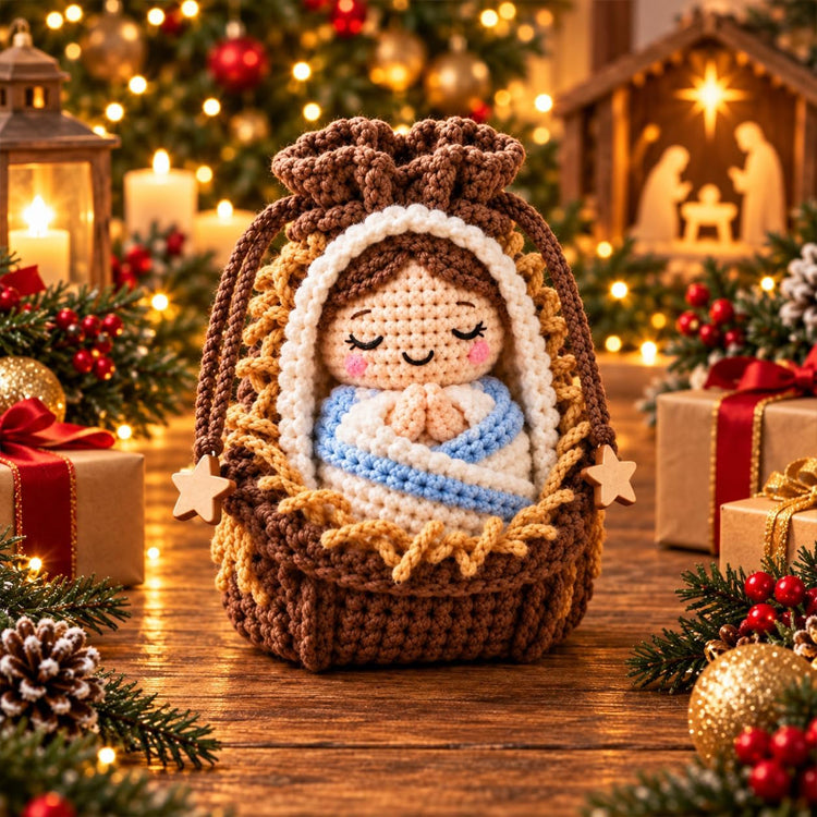 🔥Last Day 50% OFF 🔥Christmas Crochet Gift Pouch DIY Kit