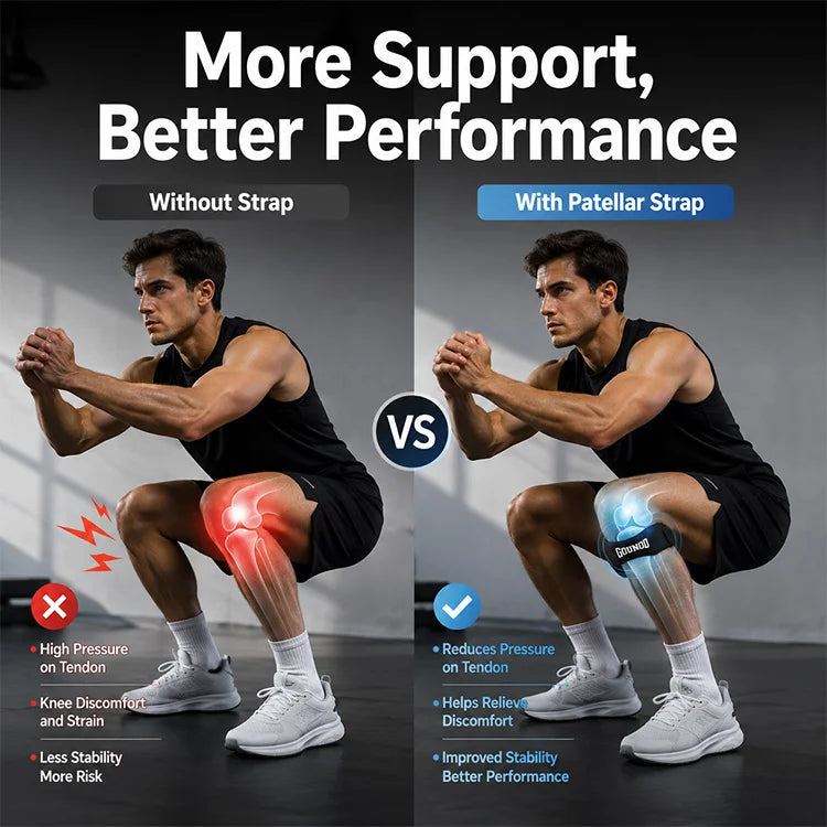 Adjustable Patella Knee Support Strap