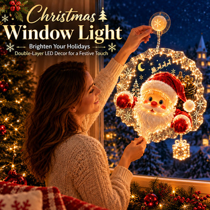 🔥 Last Day 50% OFF🔥🎄Christmas Suction Cup Window Light