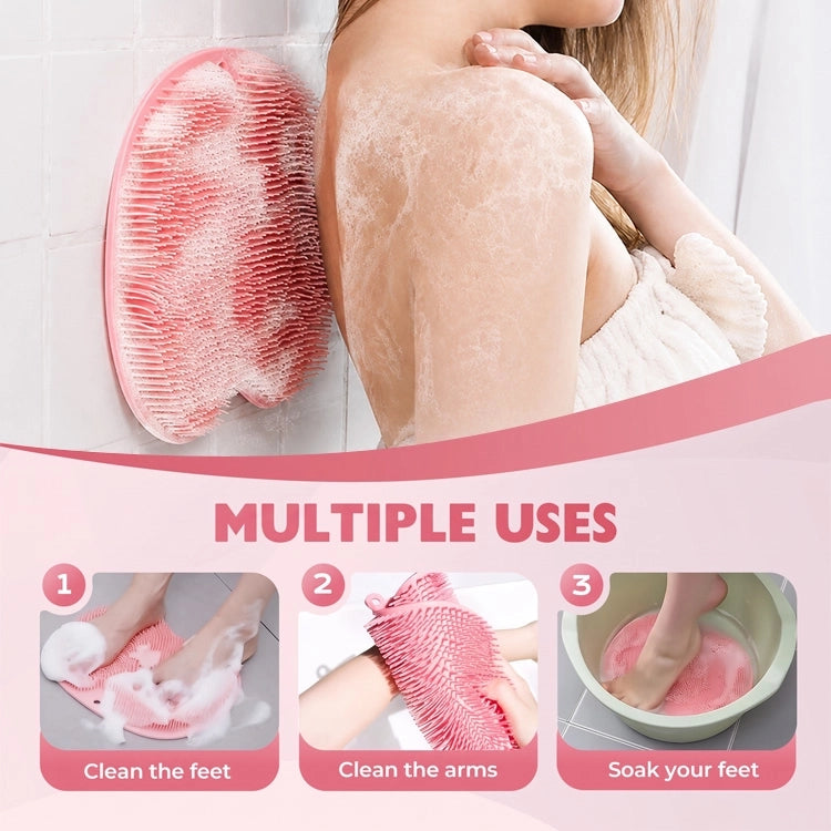 🔥 Last Day 50% OFF – No-Bend Shower Foot & Back Scrubber Mat