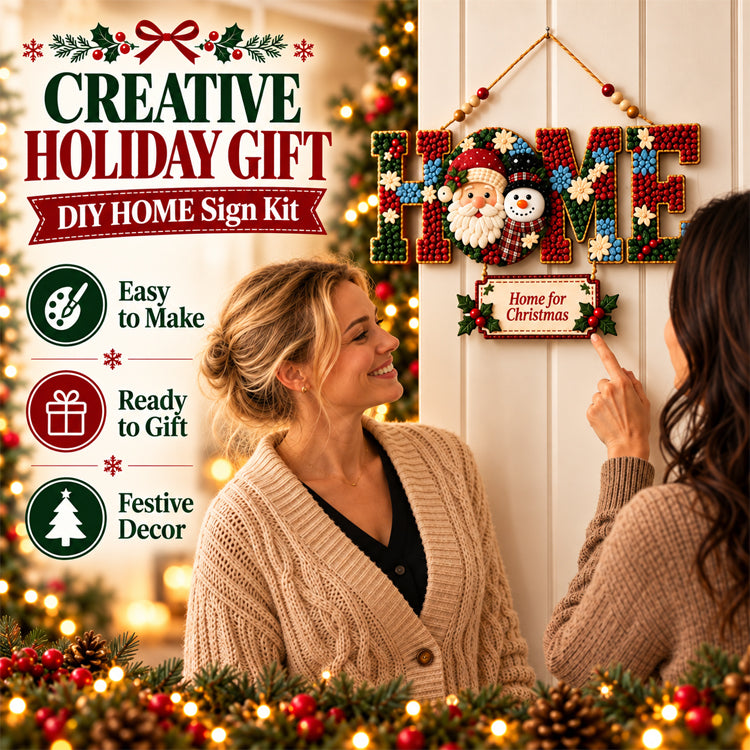 🔥Last Day 50% OFF🔥🎄 3D Fabric Poke Art DIY Kit | No-Sew Home Design