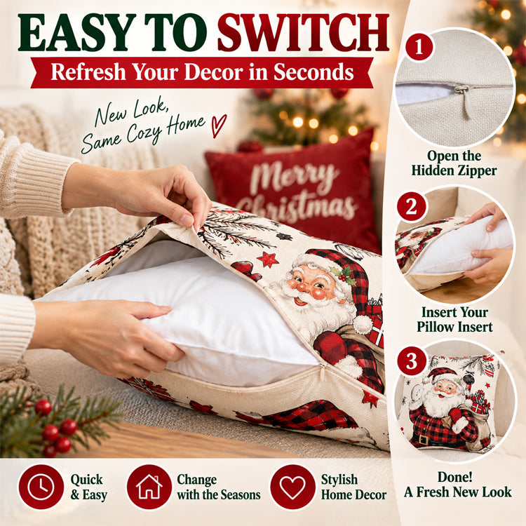Christmas Throw Pillow Covers