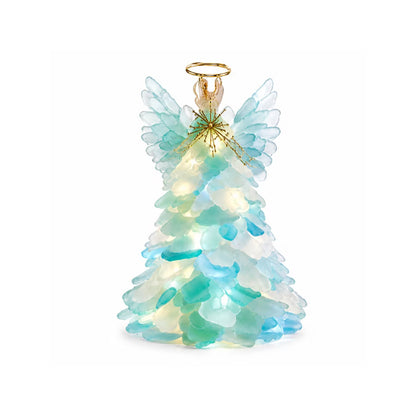 DIY Lighted Sea Glass Christmas Decor Kit – 7 Coastal Holiday Designs