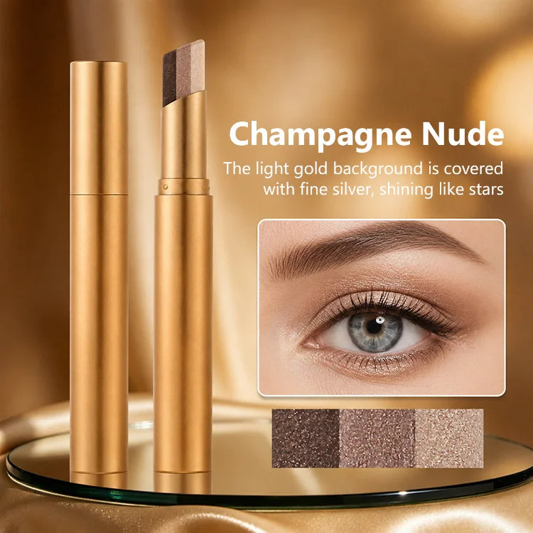3-Color Eyeshadow Stick – One-Swipe Gradient Eye Makeup Pen