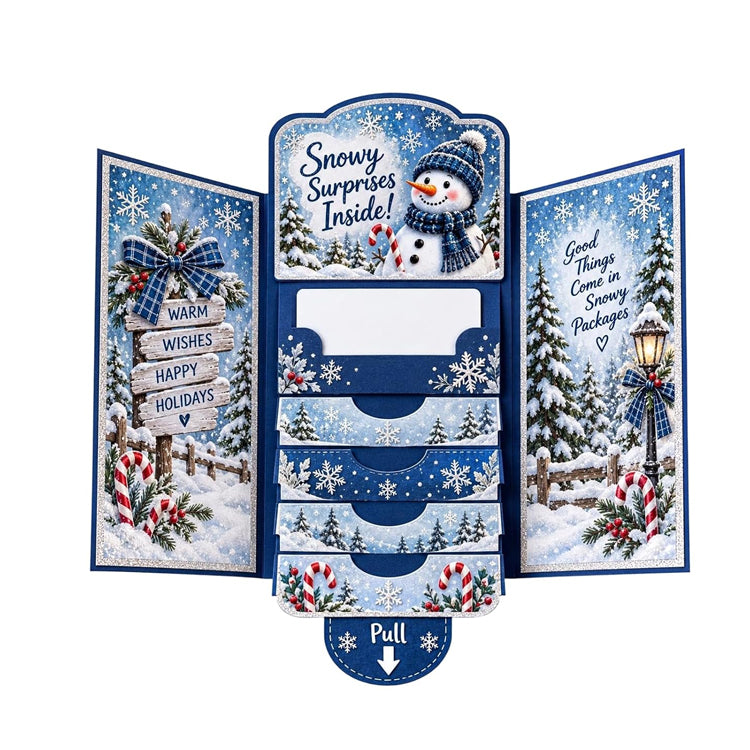 Christmas Waterfall Gift Card Booklet